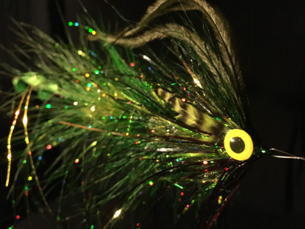 Irresistible Hulk - articulated pike fly