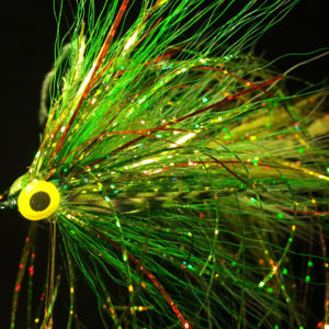 Mean Green Machine - articulated pike fly