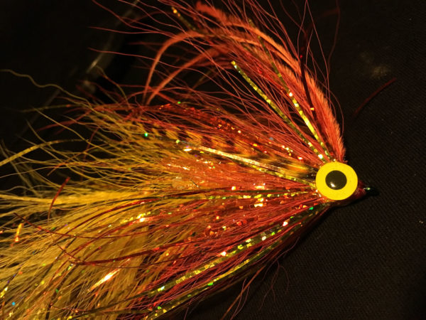 Stone Yellow - articulated pike fly