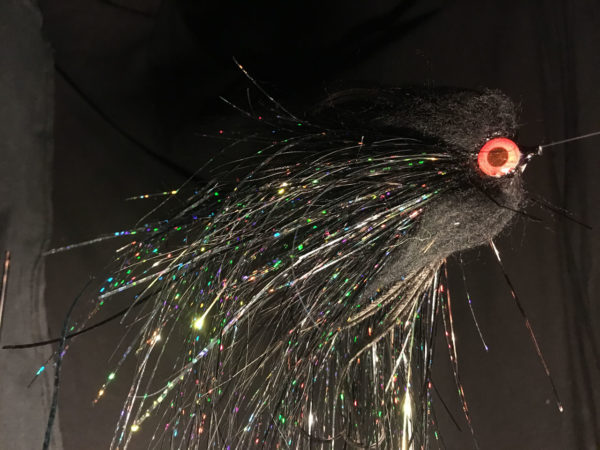 Black Flame - tube fly for pike