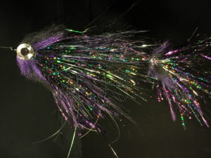 I will follow - Black, articulated pike fly