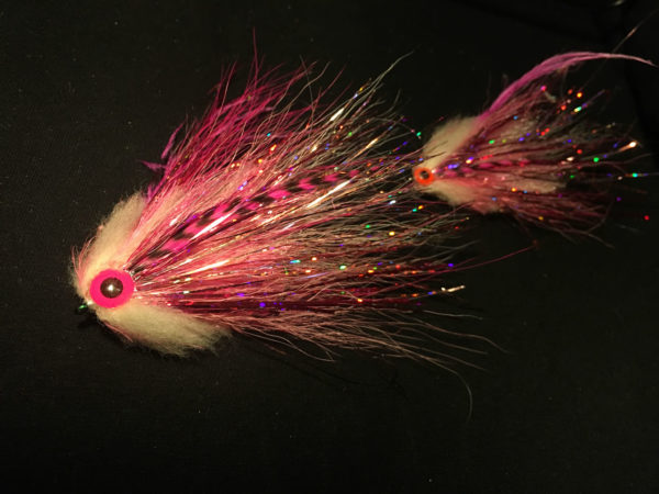 I will follow - Pink, articulated pike fly