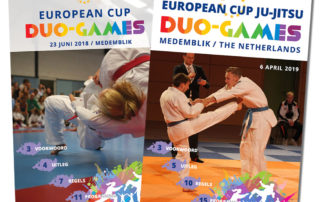 Ontwerp European Cup Ju Jitsu Duo Games programmablad